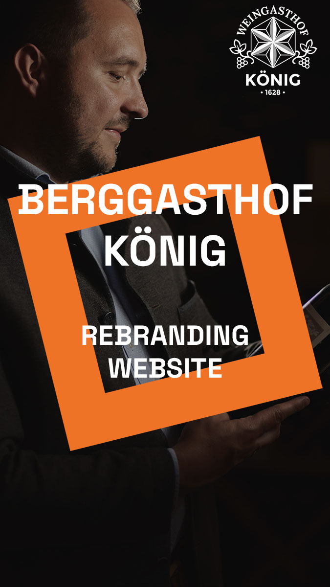 Berggasthof König Rebranding und Website